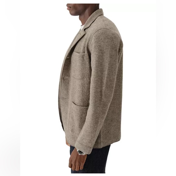 Buck Mason Brown Felted Wool Chore Jacket Small - Picture 4 of 10